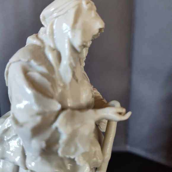 🚨RARE🚨RARE🚨18th-Century Volkstedt "Begger Woman" Blanc De Chine Biscuit MINT - Picture 9 of 13